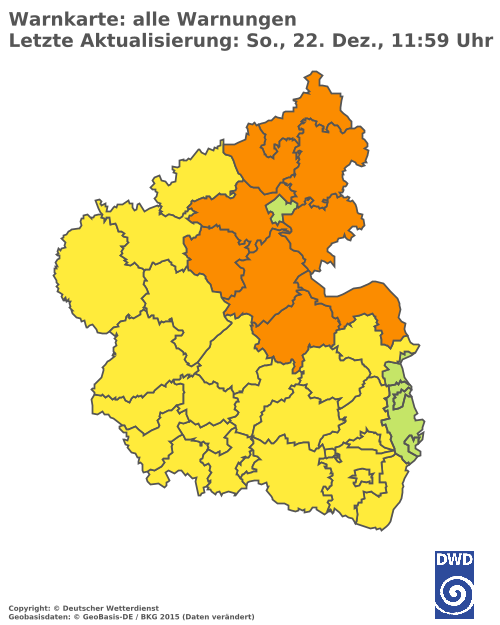 Aktuelle Wetterwarnungen für  Neuwied