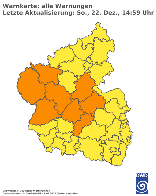 Aktuelle Wetterwarnungen für  Neuwied