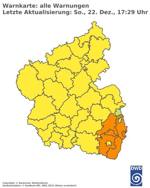 Aktuelle Wetterwarnungen für  Neuwied