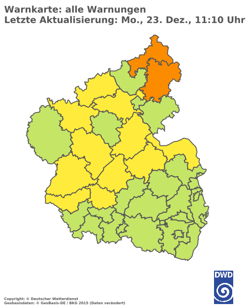 Aktuelle Wetterwarnungen für  Neuwied