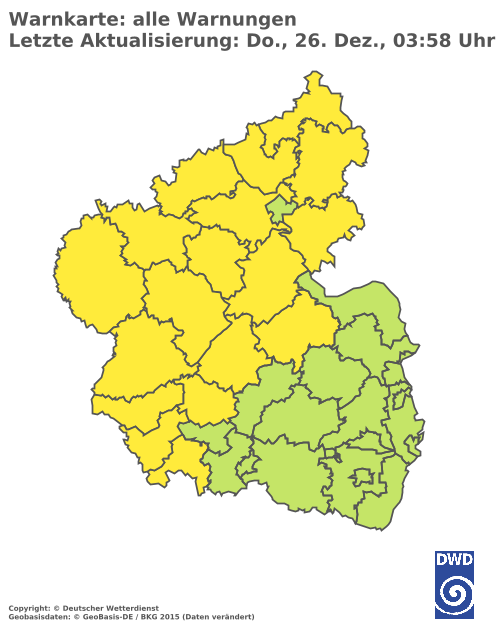 Aktuelle Wetterwarnungen für  Neuwied