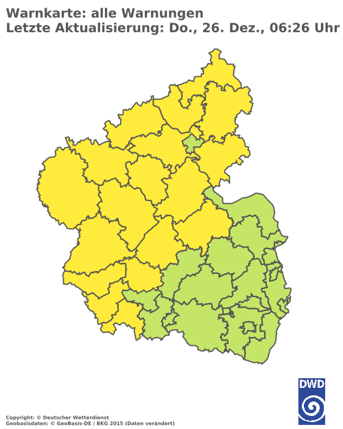 Aktuelle Wetterwarnungen für  Neuwied